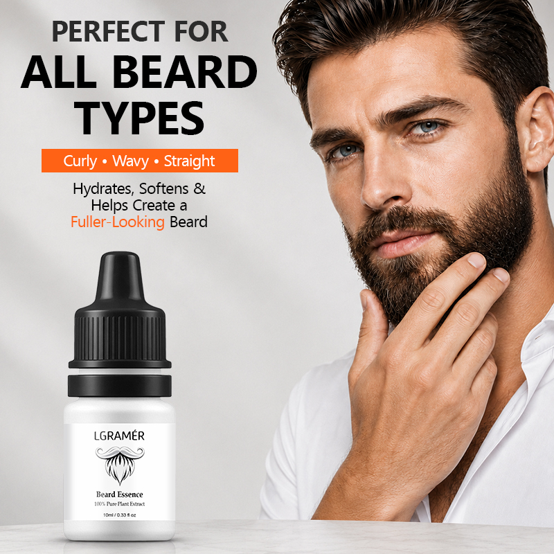 Hair Care Naturally - Men's Beard Growth Serum Nourish Facial