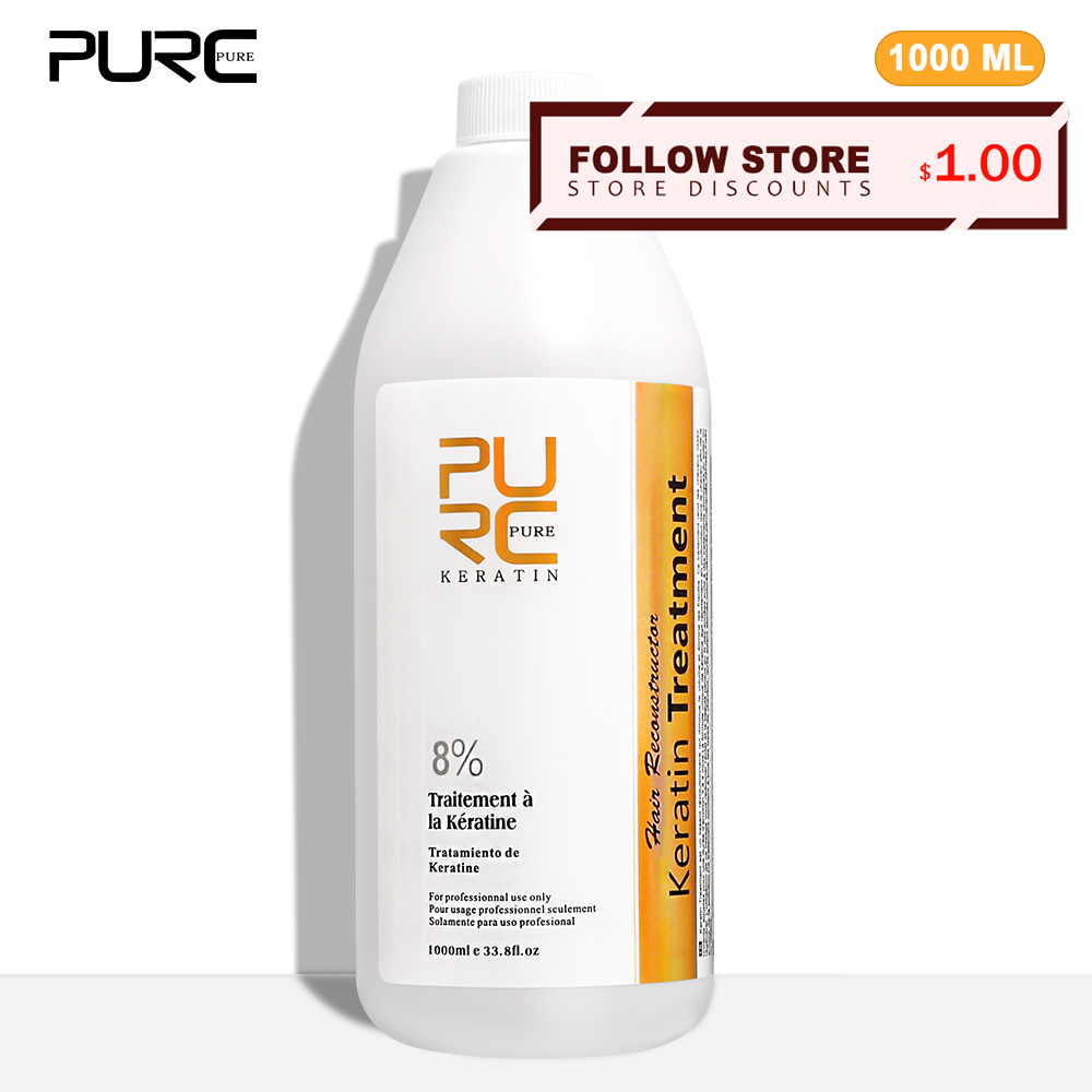 Hair Care Frizzy Hair - PURC 8% Keratin Smoothing Treatment Frizzy