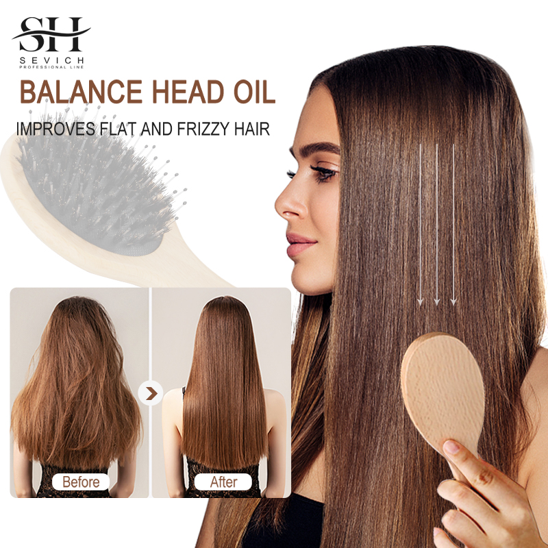 Hair Care Naturally - Natural Boar Bristle Hair Fluffy Comb