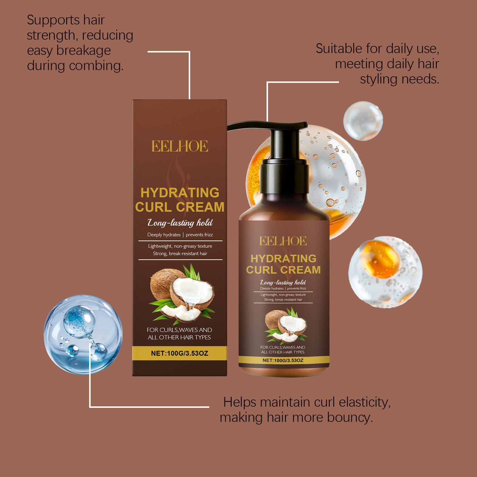 Curl Styling Cream for Wavy an - Hair Care Naturally review and price