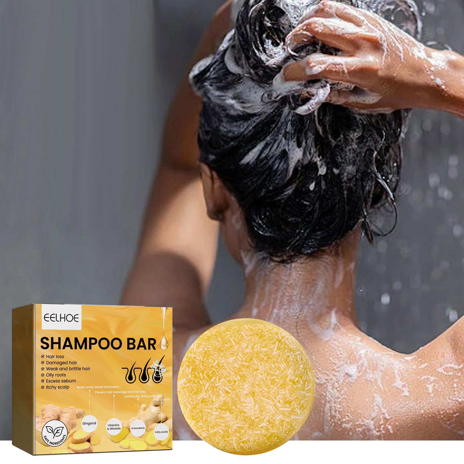 Natural Ginger Hair Shampoo Ba - Hair Care Naturally review and price