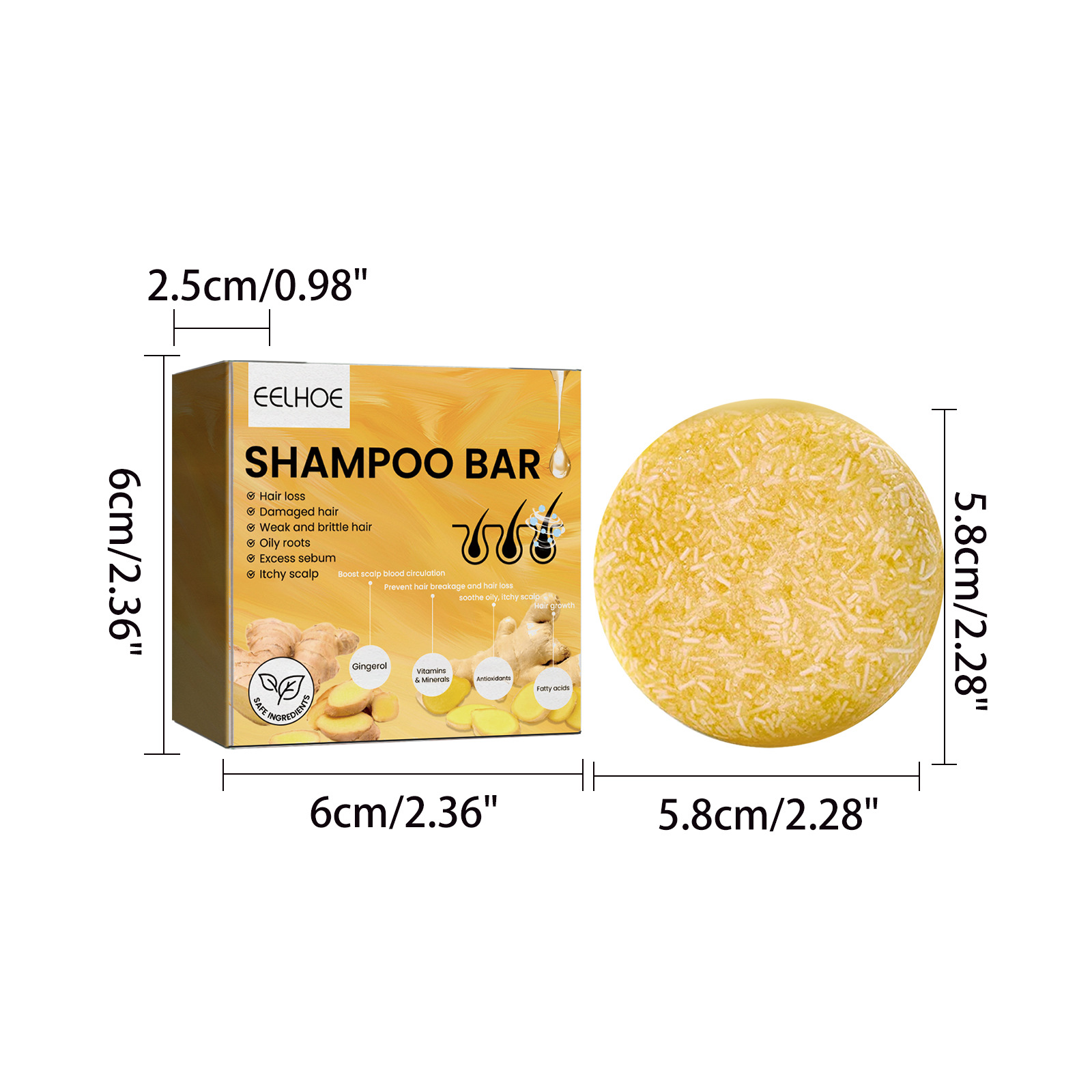 Natural Ginger Hair Shampoo Ba - Hair Care Naturally review and price