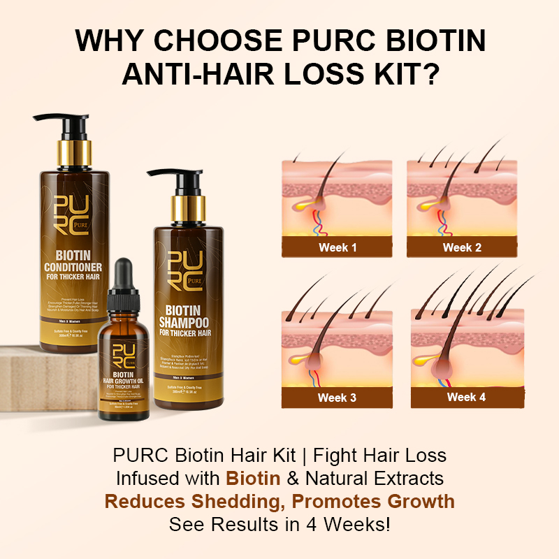 PURC Biotin Hair Growth Oil Sh - Hair Care Frizzy Hair review and price