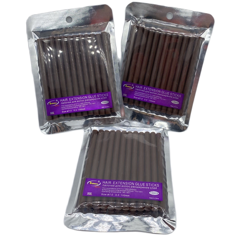 24 PCS 7.0mm X 10cm Brown Hot  - Glue Gun Hair review and price