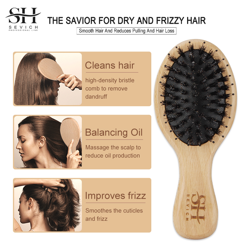 Natural Boar Bristle Hair Fluf - Hair Care Naturally review and price