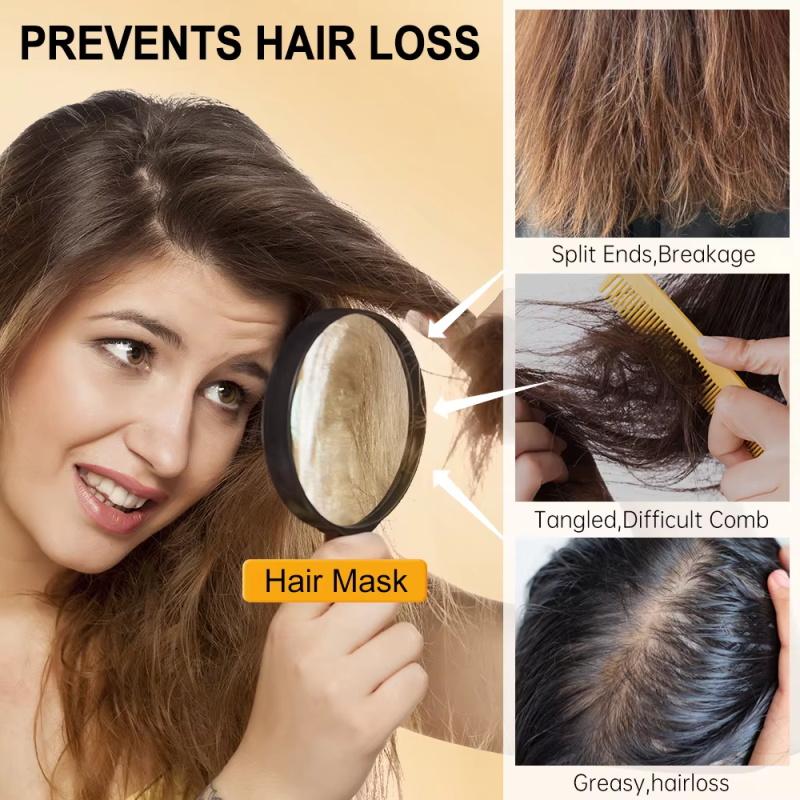 Rice Magical Keratin Hair Mask - Hair Care Frizzy Hair review and price