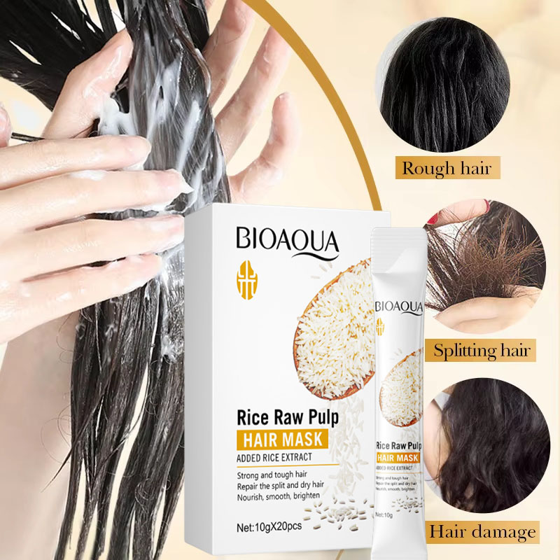 Rice Magical Keratin Hair Mask - Hair Care Frizzy Hair review and price