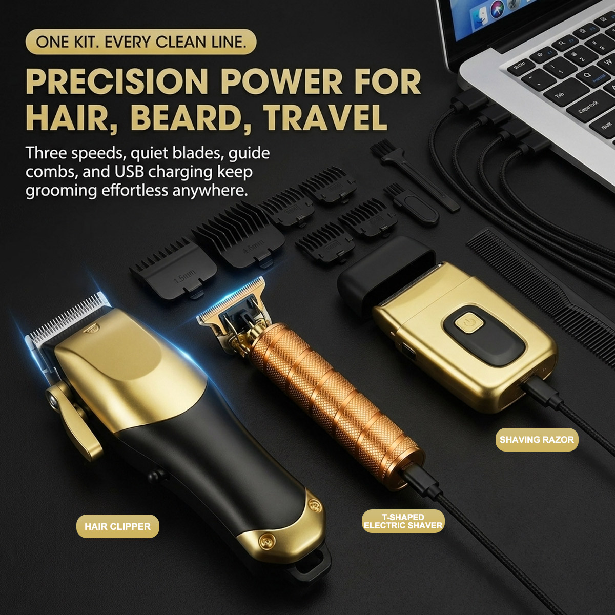3in1 Portable Hair Clipper Kit - Hair Care Barber review and price