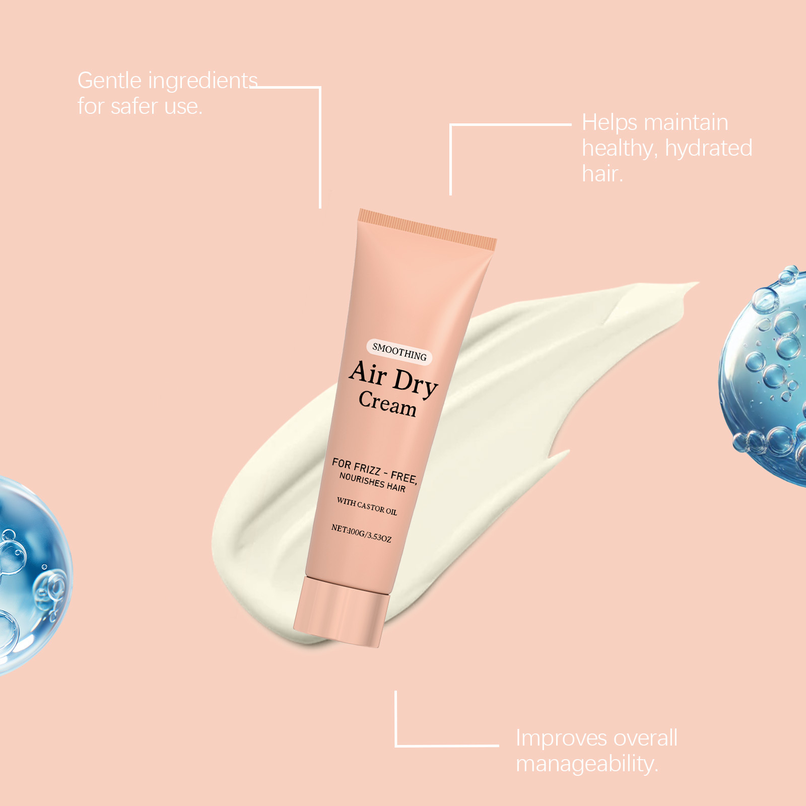 Air Dry Smoothing Hair Cream A - Hair Care Frizzy Hair review and price