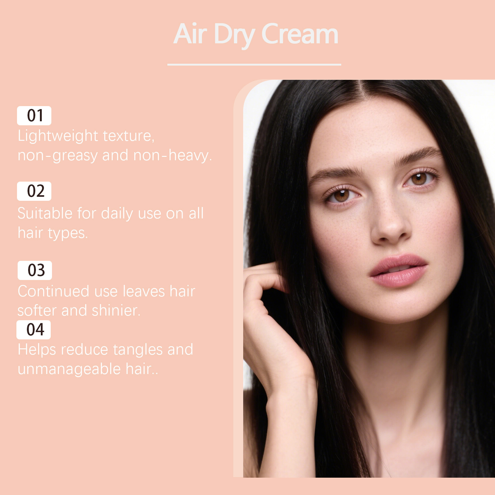 Air Dry Smoothing Hair Cream A - Hair Care Frizzy Hair review and price