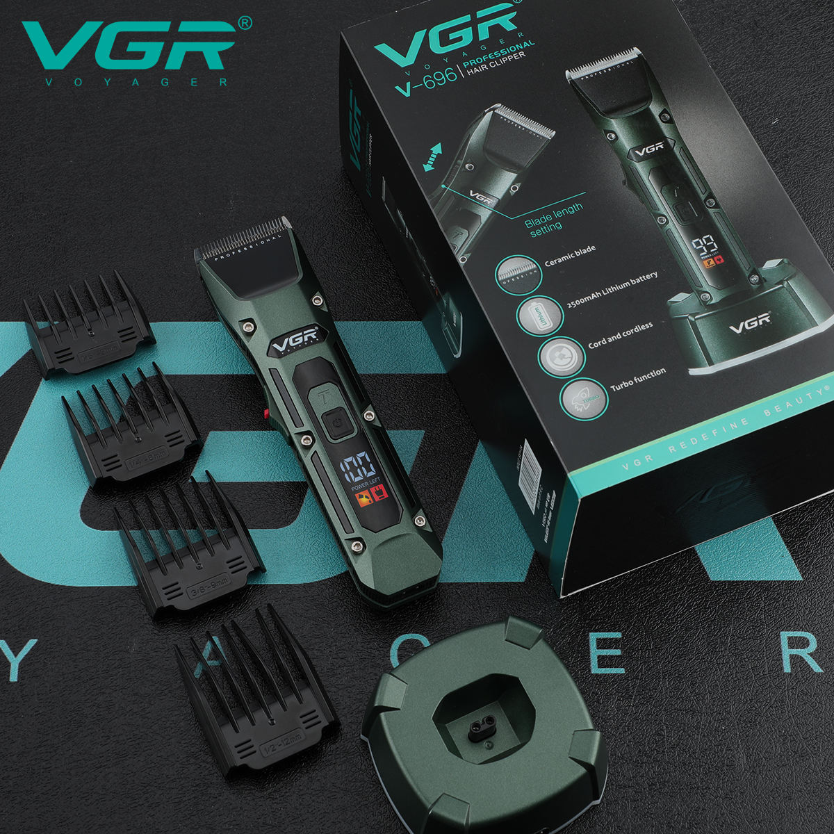 VGR V-696 New metal Popular Sa - Hair Care Barber review and price